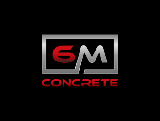 6M Concrete logo design by N3V4