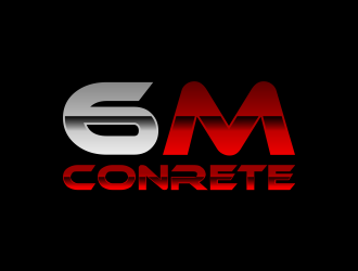 6M Concrete logo design by MUNAROH