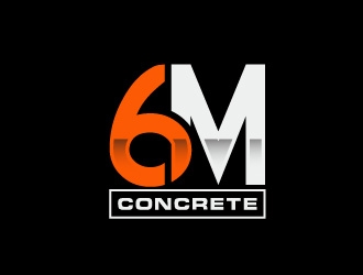 6M Concrete logo design by jenyl