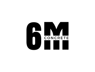 6M Concrete logo design by Kanya