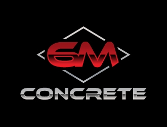 6M Concrete logo design by akilis13
