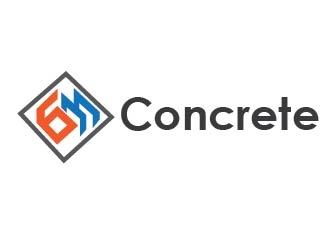 6M Concrete logo design by ruthracam