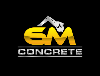 6M Concrete logo design by bismillah