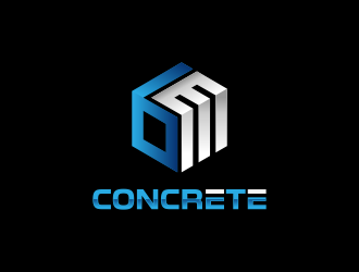 6M Concrete logo design by yunda