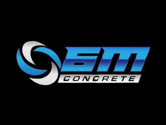 6M Concrete logo design by usef44