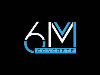 6M Concrete logo design by graphicstar