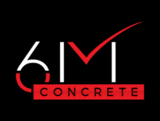 6M Concrete logo design by graphicstar