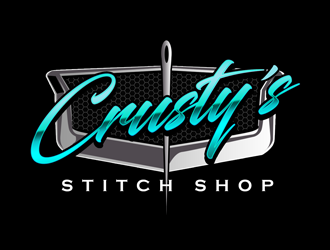 Crusty’s Stitch Shop logo design by kunejo