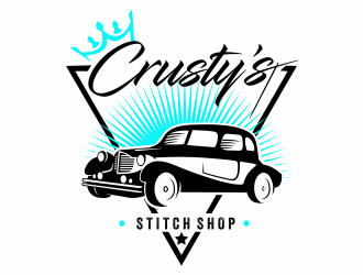 Crusty’s Stitch Shop logo design by aldesign