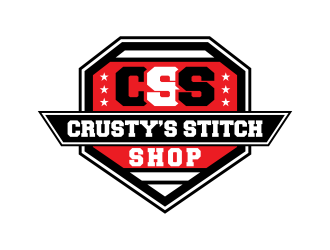 Crusty’s Stitch Shop logo design by graphicstar