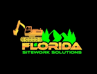 FLORIDA SITEWORK SOLUTIONS logo design by aryamaity