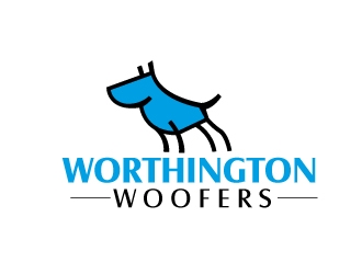 Worthington Woofers logo design by Aslam