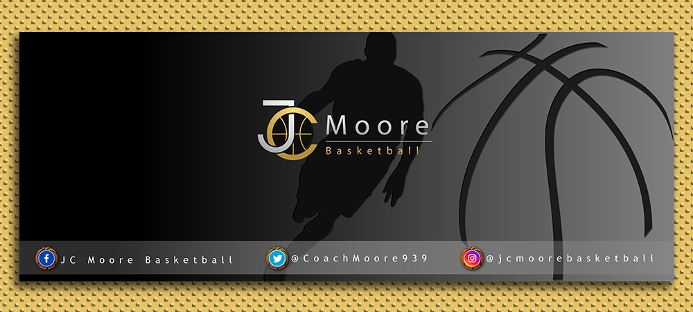 JC Moore Basketball logo design by Gelotine