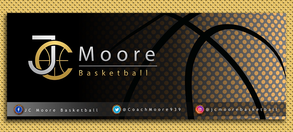 JC Moore Basketball logo design by Gelotine