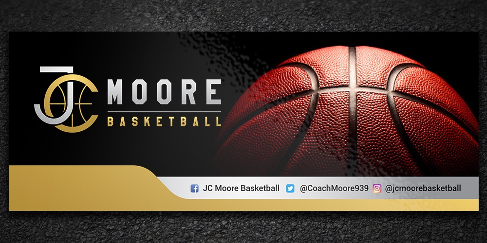 JC Moore Basketball logo design by Boomstudioz