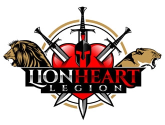 LionHeart Legion logo design by DreamLogoDesign