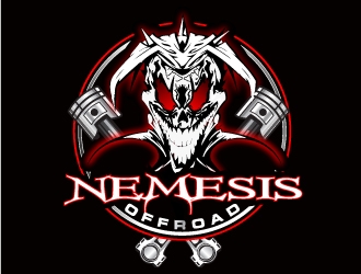 Nemesis Offroad logo design by Suvendu