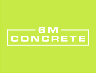6M Concrete logo design by Zhafir