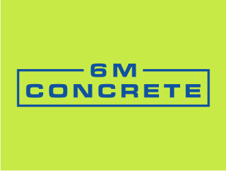 6M Concrete logo design by Zhafir