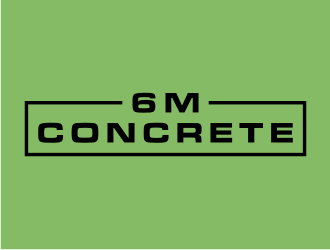 6M Concrete logo design by Zhafir
