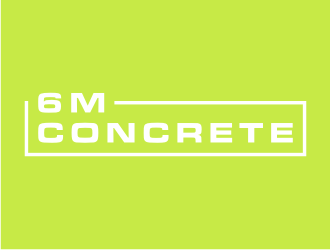 6M Concrete logo design by Zhafir