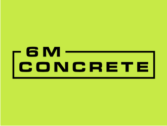 6M Concrete logo design by Zhafir