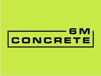 6M Concrete logo design by Zhafir