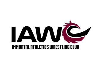 Immortal Athletics Wrestling Club  or IAWC (Is used for short)  logo design by justin_ezra