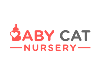Baby Cat Nursery logo design by exitum