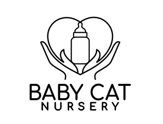 Baby Cat Nursery logo design by b3no