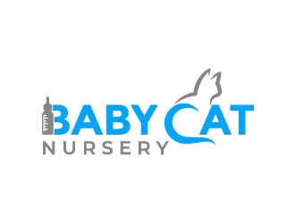 Baby Cat Nursery logo design by MonkDesign