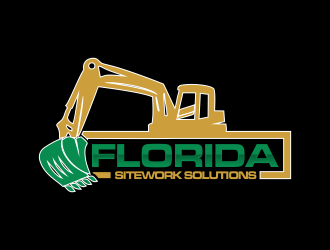 FLORIDA SITEWORK SOLUTIONS logo design by oke2angconcept