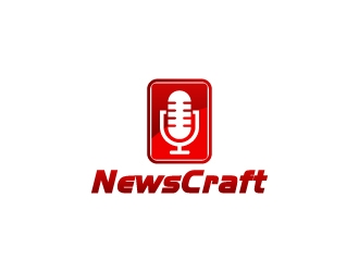 NewsCraft or News Force 1 logo design by aryamaity