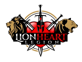 LionHeart Legion logo design by DreamLogoDesign