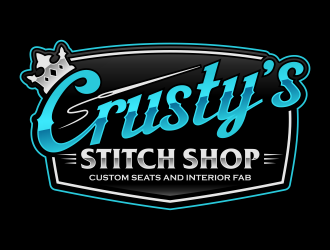 Crusty’s Stitch Shop logo design by Gopil