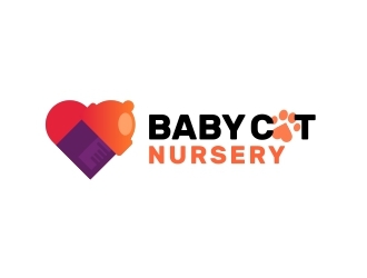 Baby Cat Nursery logo design by forevera