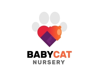 Baby Cat Nursery logo design by forevera