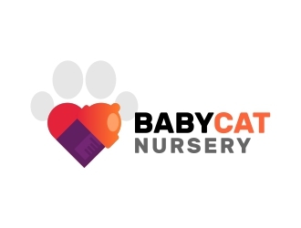 Baby Cat Nursery logo design by forevera