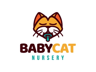 Baby Cat Nursery logo design by ARALE
