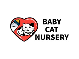Baby Cat Nursery logo design by japon