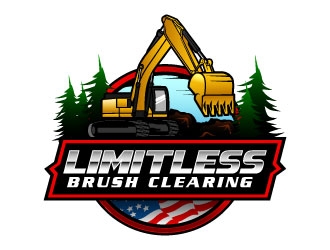 Limitless Brush Clearing logo design by daywalker