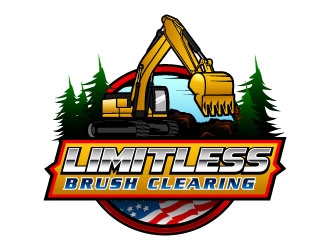 Limitless Brush Clearing logo design by daywalker