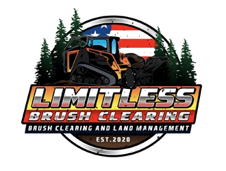 Limitless Brush Clearing logo design by DreamLogoDesign