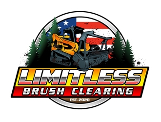Limitless Brush Clearing logo design by DreamLogoDesign