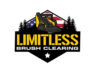 Limitless Brush Clearing logo design by kunejo