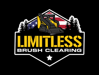 Limitless Brush Clearing logo design by kunejo