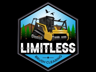 Limitless Brush Clearing logo design by Suvendu