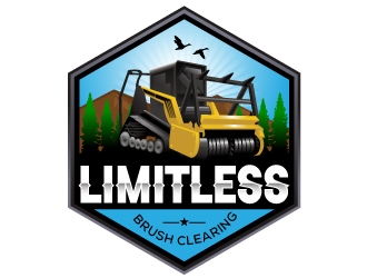 Limitless Brush Clearing logo design by Suvendu