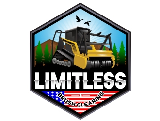 Limitless Brush Clearing logo design by Suvendu