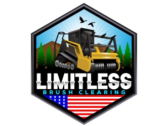 Limitless Brush Clearing logo design by Suvendu